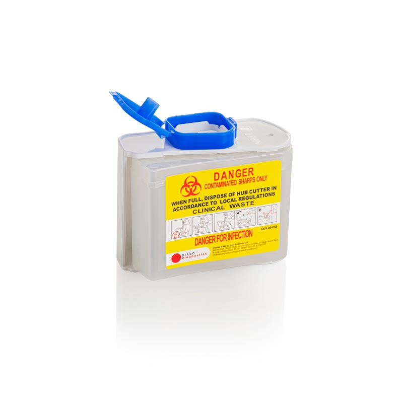 Moving Box- Syringe Hub Cutter with Sharp container