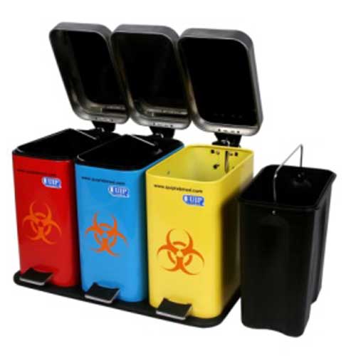 Safety Waste Segregation Bins System